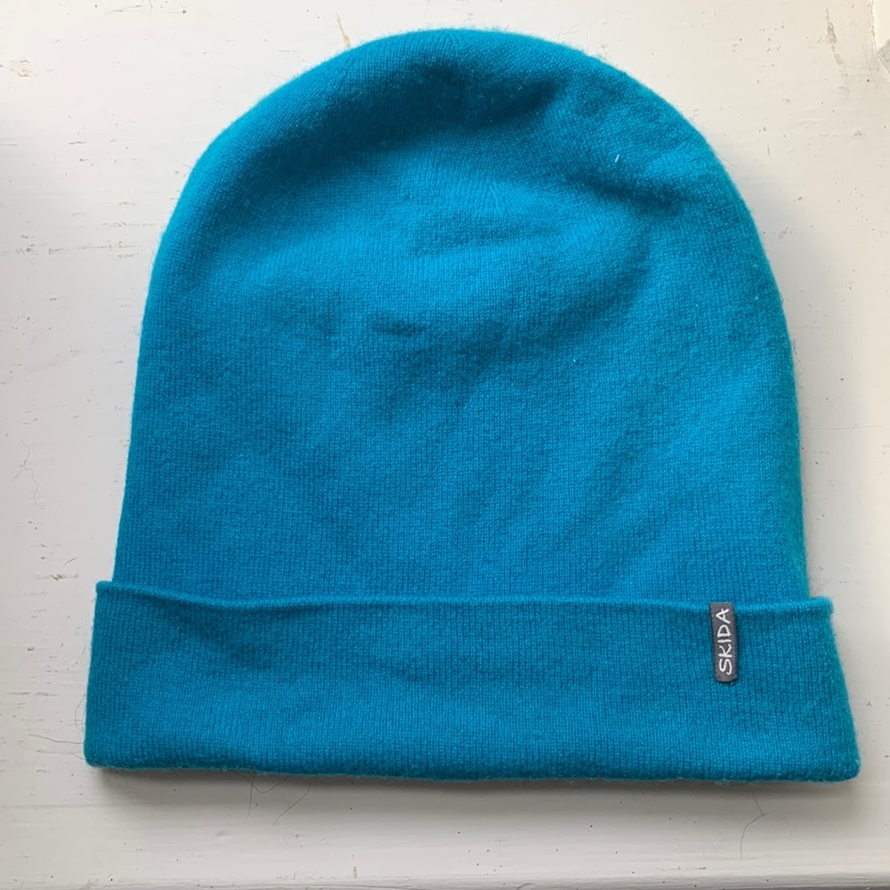 Skida Turquoise Cashmere Beanie